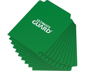 Tarjetas separadoras para cartas ultimate guard tamao estndar verde (10)