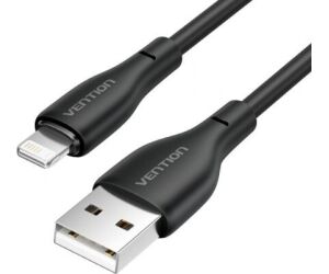 Cable USB 2.0 Lightning Vention H26BF/ Lightning Macho - USB Macho/ 10W/ 480Mbps/ 1m/ Negro