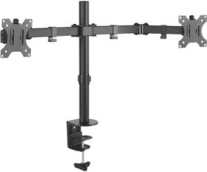 Soporte VESA Mesa Brazo Doble Monitor 13-32" 8Kg.