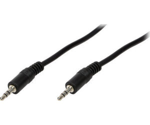 CABLE AUDIO 1xJACK-3.5H A 1xJACK-3.5M 5M LOGILINK