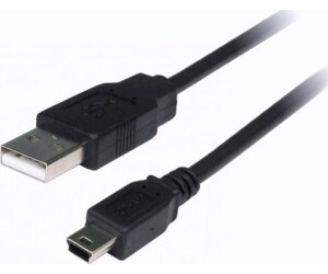 Cable USB 2.0 3GO C107/ MiniUSB Macho - USB Macho/ 1.5m/ Negro