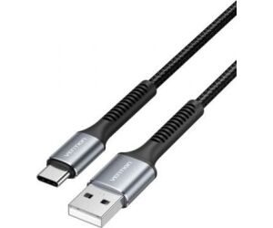 Cable Usb-a A Usb-c 1 M Negro/gris Vention