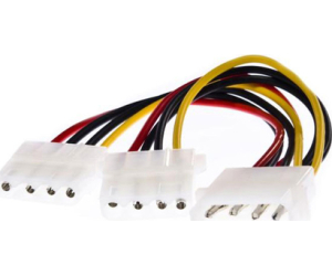 Nanocable Cable Alimentacin 1 molex M a 2 molex H