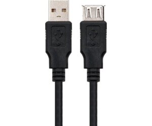 Cable Usb 2.0 Tipo A/m-a/h 1.8m Negro Nanocable