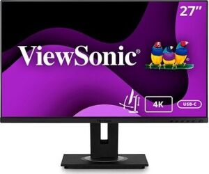 Monitor Viewsonic 27" Uhd Ips Hdmi Dp-inout Usb-c Rj45 Usb Multi Ergo Pivot