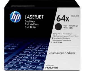 Pack toner hp 64x cc364x negro 4015 -  4515 paquete 2 unidades