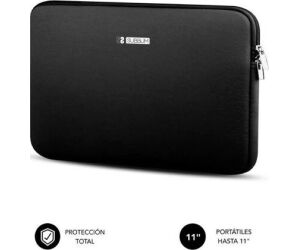 Funda subblim business laptop sleeve neoprene para portatil 11.6pulgadas - 13.3pulgadas negro