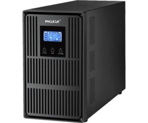 SAI Online Phasak Conqueror Pro 3000 VA Online LCD/ 3000VA-2700W/ 3 Salidas/ Formato Torre