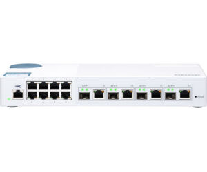 QNAP QSW-M408-4C 8 port 1Gbps 4 port 10G SFQNAP QSW-M408-4C - Con