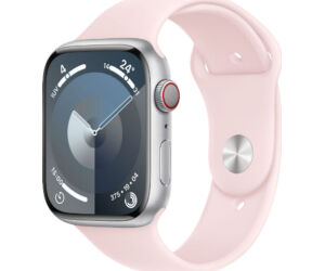 APPLE WATCH SERIES 9 CAJA ALUMINIO GPS 45mm CORREA DEPORTIVA LIGHT PINK S/M