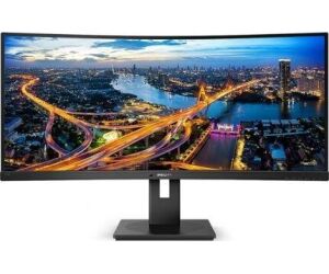 Monitor Profesional Ultrapanormico Curvo Philips 346B1C 34"/ WQHD/ Multimedia/ Regulable en altura/ Negro