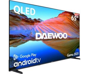 Tv daewoo 65pulgadas qled 4k uhd - 65dm72uaqp - android tv