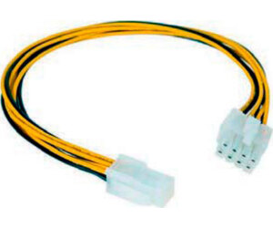 Nanocable Cable Alimentacin 4PIN/H-4+4PIN/M, 15 c