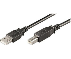 Ewent EW-UAB-010 cable USB 1 m USB 2.0 USB B USB A Negro