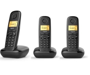 Telfono inalmbrico A170 Trio Negro