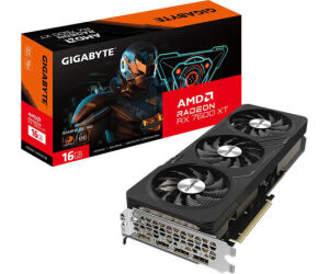 Vga Gigabyte Gv-r76xtgaming Oc-16gd,amd,rx7600xt,16gb,gddr6,128bit,2hdmi+2dp,windforce,3 Ventiladores,rgb Fusion