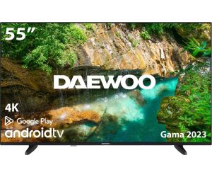 Tv daewoo 55pulgadas led 4k uhd - 55dm62ua - android smart tv - wifi - hdr - hlg - hdmi - usb - bluetooth - tdt2 - satelite - cable - dolby vision