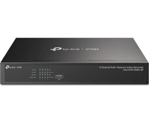 TP-Link VIGI NVR1008H-8P Grabadore de vídeo en red (NVR) Negro