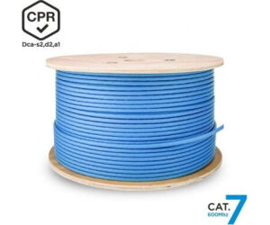 Bobina de Cable RJ45 SFTP AWG23 LSZH CPR Dca Aisens A146-0666 Cat.7/ 500m/ Azul