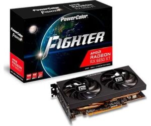 Tarjeta grafica powercolor radeon rx 6650xt fighter 8gb gddr6