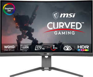 MSI MAG 275CQRF QD pantalla para PC 68,6 cm (27") 2560 x 1440 Pixeles Wide Quad HD Negro