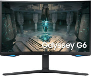 Smart Monitor Gaming Curvo Samsung Odyssey G6 S27BG650EU 27"/ QHD/ 1ms/ 240Hz/ VA/ Regulable en altura/ Smart TV/ Multimedia/ Negro