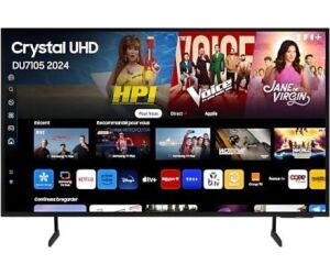 Televisor Samsung Crystal UHD TU43DU7105 43"/ Ultra HD 4K/ Smart TV/ WiFi