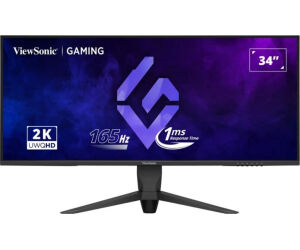 Monitor Viewsonic 34" 3440x1440 165hz 1ms 2xhdmi Ddp Ajustable Altura