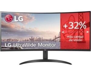 LG 34WR50QC-B monitor 34" WQHD 2xHDMI DP curvo