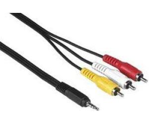 Cable de Video 3xRCA / Minijack Multimedia 1m.