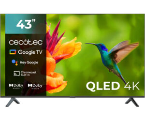 Televisionn Qled 43" Cecotec 4k Uhd Google Tv Hdmi Usb Google Chromecast