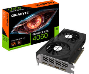 Tarjeta Grfica Gigabyte GeForce RTX 4060 WindForce OC 8G/ 8GB GDDR6