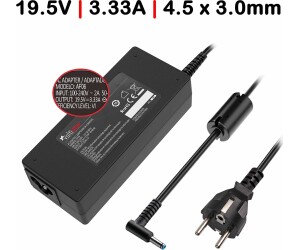 Adaptador AC 19.5V 3.33A 65W 4.5x3mm Pin C HP