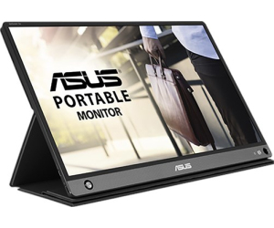 Monitor Porttil Asus ZenScreen Go MB16AHP 15.6"/ Full HD/ Multimedia/ Plata y Negro