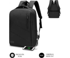 Mochila City BackPack 15.6" con USB Negro