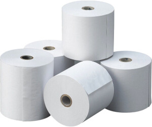 Rollo papel trmico TPV 80x80x13 65gr/m2 sin BPA (pack 5 uds.)