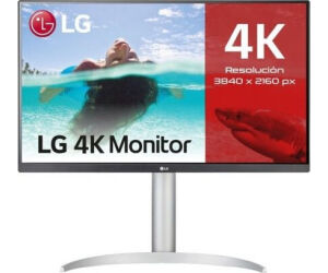 Monitor Profesional LG 27UP85NP-W 27"/ 4K/ Multimedia/ Regulable en altura/ Plata