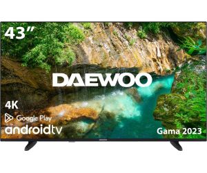 Tv daewoo 43pulgadas led 4k uhd - 43dm62ua - android smart tv - wifi - hdr - hdmi - usb - bluetooth - tdt 2 - satelite