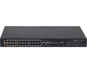 (dh-pfs4226-24et-360-v3) Dahua Switch L2 Hi-poe 2.0 Gestionable 24 Puertos 10/100 + 2 Uplink Combo Gigabit/sfp