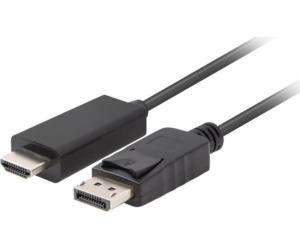 Cable de vdeo DisplayPort-HDMI M/M 1.8m. Negro