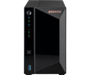 Servidor nas asustor 2 bay quad - core 1.4ghz 2gb ddr4 2.5gbe x1 usb3.2