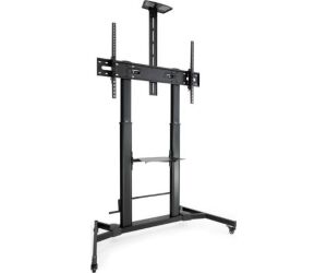 Soporte de Suelo Inclinable/ Ajustable con Ruedas Tooq FS20400HM-B para TV de 60-100"/ hasta 100kg