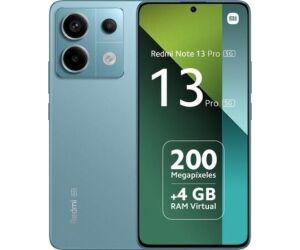 Smartphone Xiaomi Redmi Note 13 Pro NFC 8GB/ 256GB/ 6.67"/ 5G/ Verde Azulado