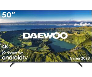 Tv daewoo 50pulgadas led 4k uhd - 50dm62ua - android smart tv - wifi - hdr10 - hlg - hdmi - usb - bluetooth - tdt2 - cable - satelite