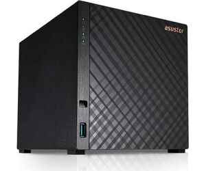 Servidor nas asustor tower 4 bay quad - core 1.4ghz 1gb 2.5gbe x1 usb3.2