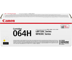 Cartucho toner canon 064h amarillo 10400 paginas