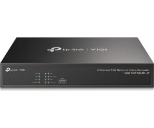 TP-Link VIGI NVR1004H-4P Grabadore de vídeo en red (NVR) Negro