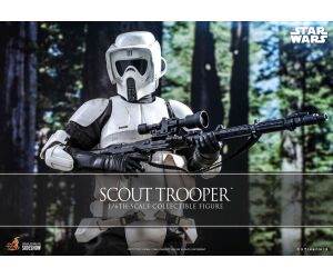 Figura 1 - 6 hot toys scout trooper movies masterpiece series -  star wars the return of the jedi