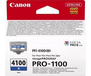 Cartucho canon pfi - 4100b azul