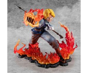 Figura megahouse one piece sabo fire fist inheritance p.o.p. edicion limitada